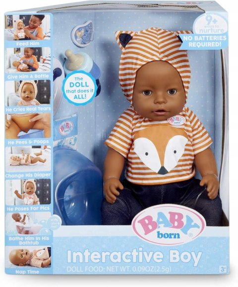Interaktywna Lalka Baby Born 9 Funkcji - Realistyczna Zabawa Dla Dzieci