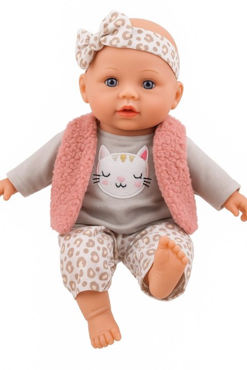 Interaktywna Lalka Bobas 32 Cm - Mówi, Śpiewa, Edukuje, Dwa Języki(Pl/Eng)