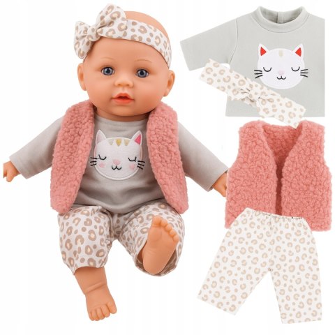 Interaktywna Lalka Bobas 32 Cm - Mówi, Śpiewa, Edukuje, Dwa Języki(Pl/Eng)