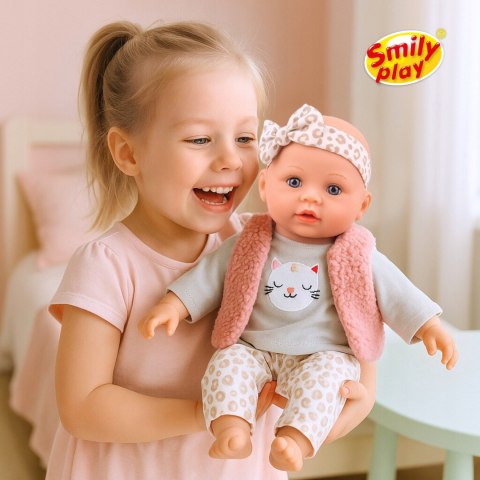 Interaktywna Lalka Bobas 32 Cm - Mówi, Śpiewa, Edukuje, Dwa Języki(Pl/Eng)