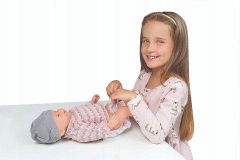 Interaktywna Lalka Siusiająca 43Cm, Reagująca Na Kołysanie + Akcesoria