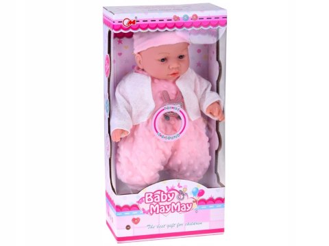 Interaktywna Miękka Lalka Bobas 40 Cm Gaworzy, Płacze, Śmieje Się 12M+