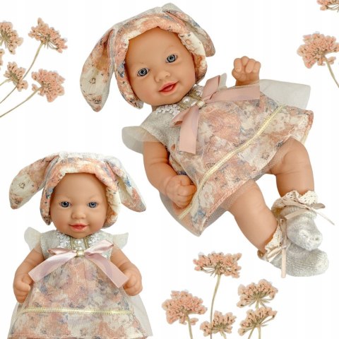 Lalka Bobas 24Cm W Ubranku Króliczek Realistyczna Woopie Royal Do Zabawy