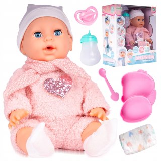 Lalka Bobas 30 Cm - Zdejmowane Ubranko, Ruchome Rączki, Kot I Akcesoria