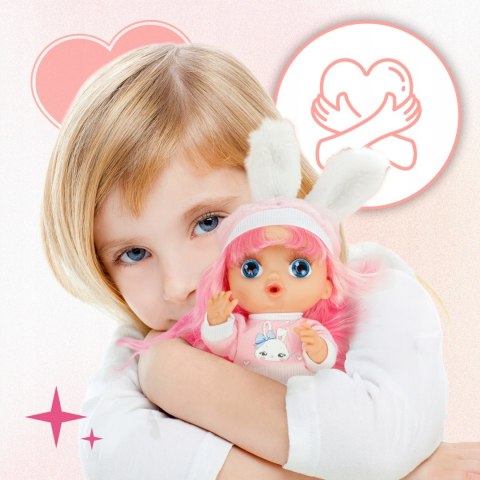 Lalka Bobas 30 Cm - Zdejmowane Ubranko, Ruchome Rączki, Kot I Akcesoria