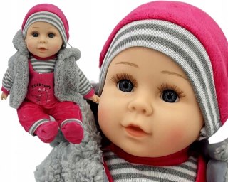 Lalka Bobas 35Cm Mówi I Śpiewa Po Polsku, Z Modułem Dźwiękowym I Smoczek
