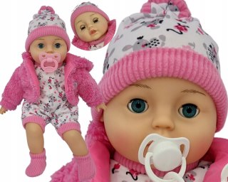 Lalka Bobas 45Cm - Mówi I Śpiewa, Zamyka Oczy + 2 Smoczki Dla Małej Dziecią