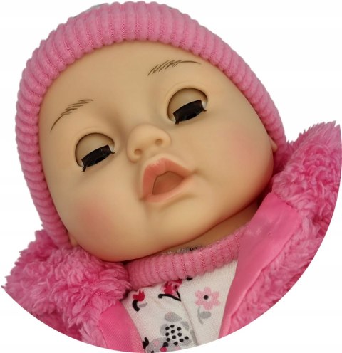 Lalka Bobas 45Cm - Mówi I Śpiewa, Zamyka Oczy + 2 Smoczki Dla Małej Dziecią