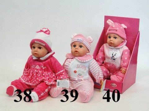 Lalka Bobas 45Cm Mówi Śpiewa Po Polsku Realistyczny Dzidiusz Ze Smoczkiem