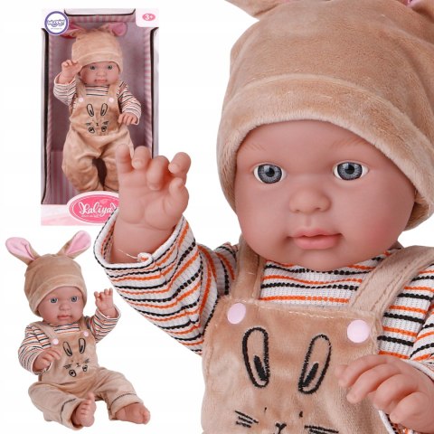 Lalka Bobas Xl 46Cm Jak Żywa W Ubranku Króliczek Ruchome Kończyny Woopie