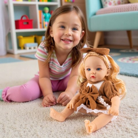 Lalka Oliwia 32Cm Realistyczna, Długie Włosy, Ruchome Kończyny, Prezent 3+