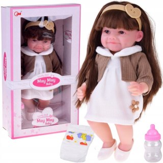 Lalka Tosia 30Cm - Miękka Guma, Długie Włosy, Uroczy Uśmiech, Z Akcesoriami