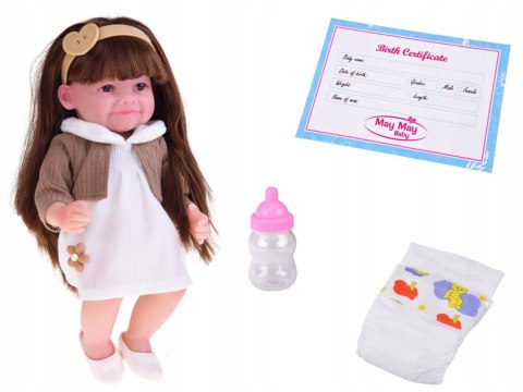 Lalka Tosia 30Cm - Miękka Guma, Długie Włosy, Uroczy Uśmiech, Z Akcesoriami