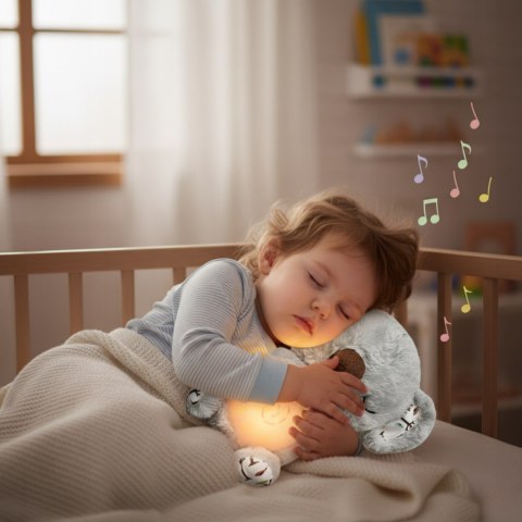 Przytulanka Koala Z Funkcją Oddychania, Światłem I Muzyką - Uspokajacz
