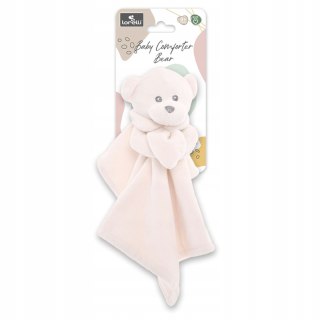 Przytulanka Komforter Lorelli Miś Uspokajacz 0+ Beige Natural Ultra Miękka