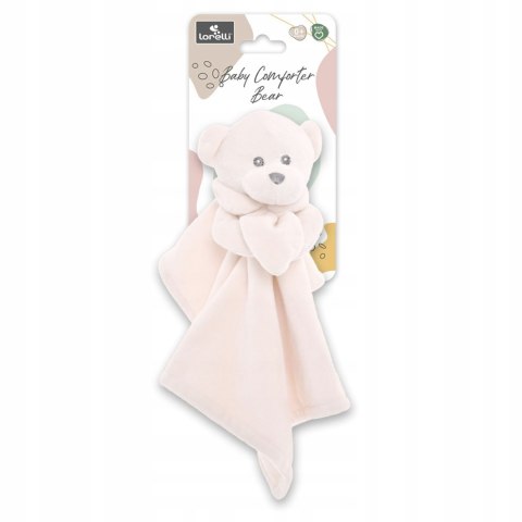Przytulanka Komforter Lorelli Miś Uspokajacz 0+ Beige Natural Ultra Miękka