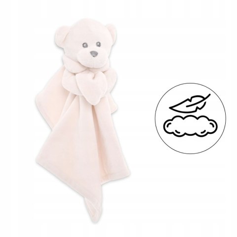 Przytulanka Komforter Lorelli Miś Uspokajacz 0+ Beige Natural Ultra Miękka