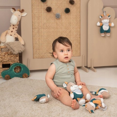 Przytulanka Komforter Lorelli Miś Uspokajacz 0+ Beige Natural Ultra Miękka