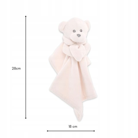Przytulanka Komforter Lorelli Miś Uspokajacz 0+ Beige Natural Ultra Miękka
