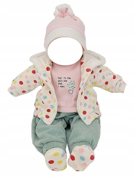Ubranko Baby Dla Lalki 35-45Cm Kurtka Pajac 269, Realistyczne I Prale Nowe