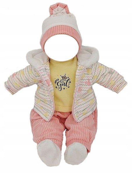 Ubranko Baby Dla Lalki 35-45Cm Kurtka Pajac 269, Realistyczne I Prale Nowe