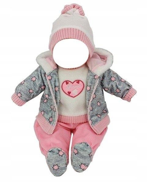 Ubranko Baby Dla Lalki 35-45Cm Kurtka Pajac 269, Realistyczne I Prale Nowe