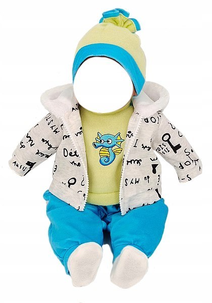 Ubranko Baby Dla Lalki 35-45Cm Kurtka Pajac 269, Realistyczne I Prale Nowe