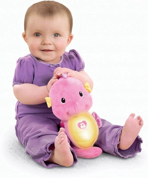 Fisher-Price Konik Morski Uspokajacz Z Światłem I Dźwiękami Pluszowy 2W1