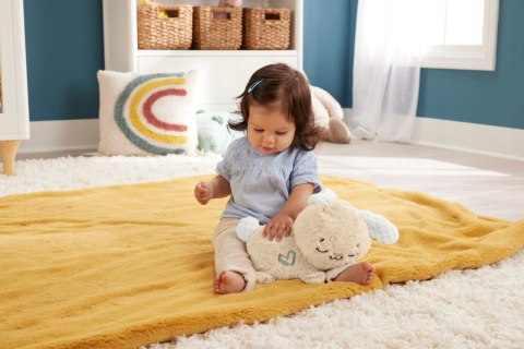 Fisher-Price Mięciutka Króliczek Uspokający 5 Opcji Dźwięków Ruch 0+ Hxg97