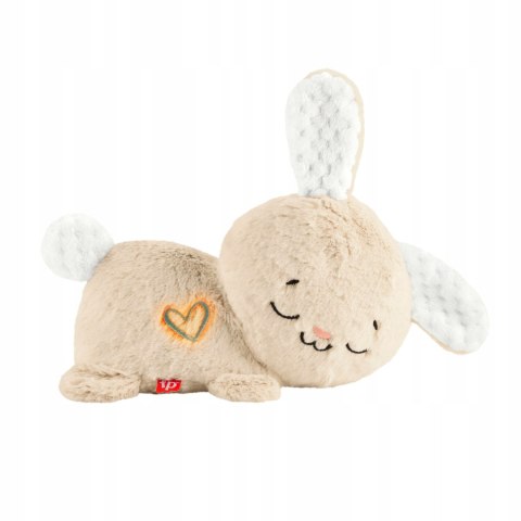 Fisher-Price Śpiący Króliczek - Ruch, Dźwięk, Sensoryczna Przytulanka 0+