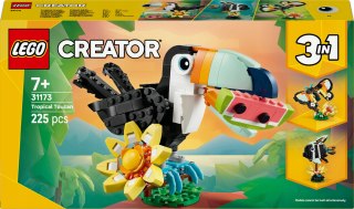Lego Creator 3W1 Dzikie Zwierzęta: Tropikalny Tukan 31173 225 Elementów