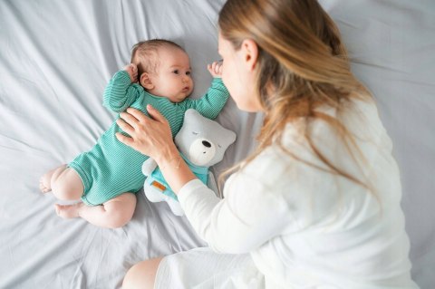 Miś Szumisie Lily Szary Na Sen 5 Szumami, Auto Wyciszenie, Gryzak+Zawieszka