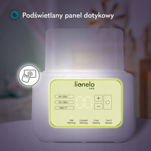Podgrzewacz Do 2 Butelek 6 Trybów Lionelo Care Thermup Double Sterylizator