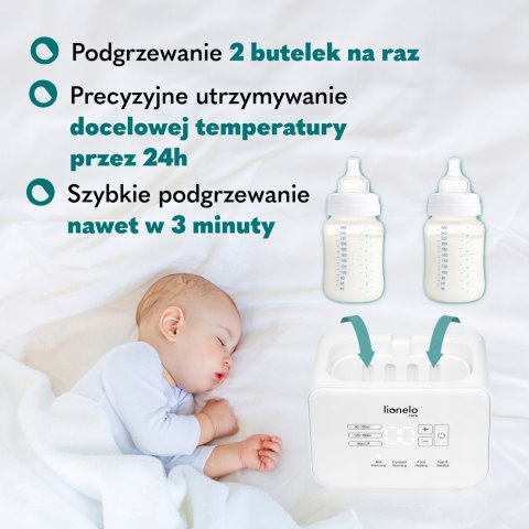 Podgrzewacz Do 2 Butelek 6 Trybów Lionelo Care Thermup Double Sterylizator