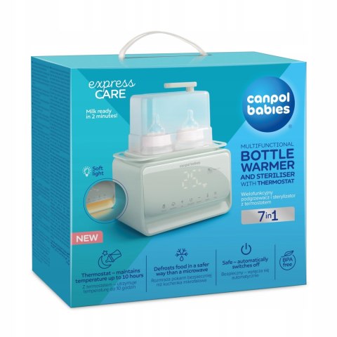 Podgrzewacz I Sterylizator 7W1 Canpol Babies - 2-3 Min, Termostat, Lampka