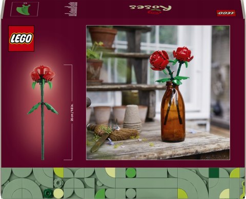 Lego 40460 Róże - Dekoracyjne Kwiaty Do Wazonu Prezent Na Każdą Okazję