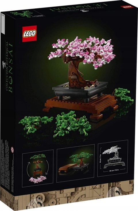 Lego Botanicals 10281 Drzewko Bonsai - Dekoracyjny Model Do Domu 878 Elem.
