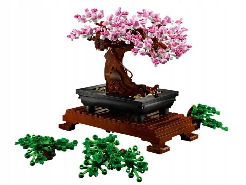 Lego Botanicals 10281 Drzewko Bonsai - Dekoracyjny Model Do Domu 878 Elem.