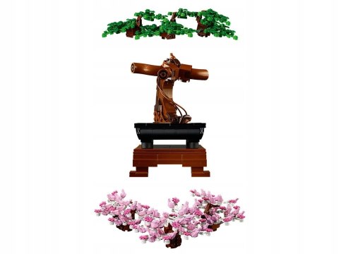 Lego Botanicals 10281 Drzewko Bonsai - Dekoracyjny Model Do Domu 878 Elem.