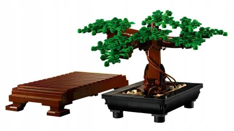 Lego Botanicals 10281 Drzewko Bonsai - Dekoracyjny Model Do Domu 878 Elem.