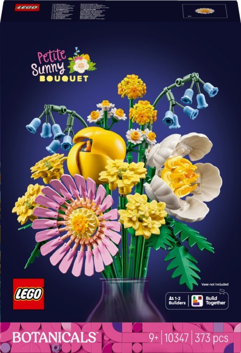 Lego Botanicals 10347 Mały Bukiet Żółtych Kwiatów - Zestaw 373 Elementów