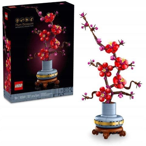 Lego Botanicals 10369 Kwiat Śliwy - Dekoracyjny Elegancki Zestaw 327 El.