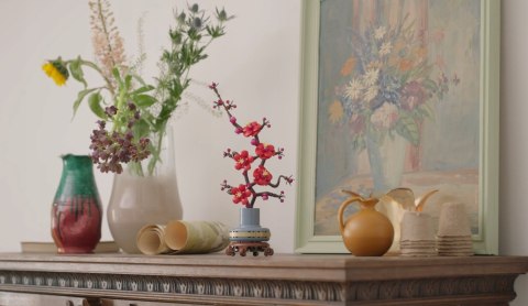 Lego Botanicals 10369 Kwiat Śliwy - Dekoracyjny Elegancki Zestaw 327 El.
