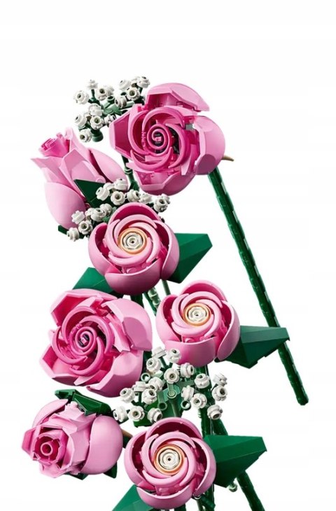 Lego Botanicals 10374 Bukiet Różowych Róż - Dekoracyjny Zestaw 789 El.