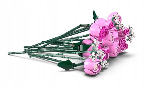 Lego Botanicals 10374 Bukiet Różowych Róż - Dekoracyjny Zestaw 789 El.