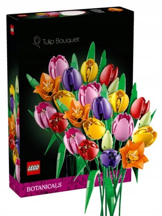 Lego Botanicals 11501 Bukiet Tulipanów - Dekoracyjny Zestaw 576 Elementów