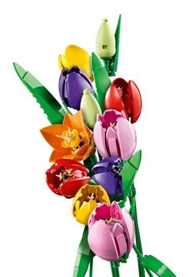 Lego Botanicals 11501 Bukiet Tulipanów - Dekoracyjny Zestaw 576 Elementów