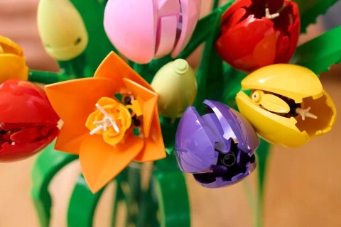 Lego Botanicals 11501 Bukiet Tulipanów - Dekoracyjny Zestaw 576 Elementów