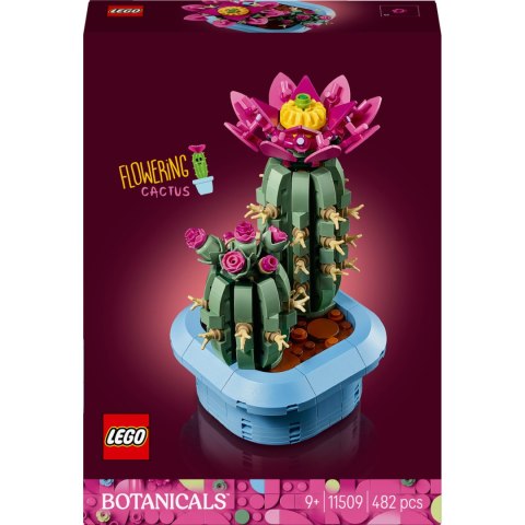 Lego Botanicals 11509 Kwitnący Kaktus - Dekoracyjny Zestaw 482 El. Prezent