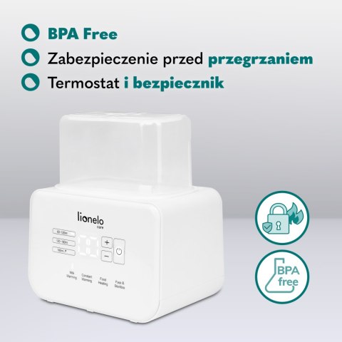 Podgrzewacz Do Butelek Lionelo Thermup 2 Butelki Sterylizator I Rozmrażacz